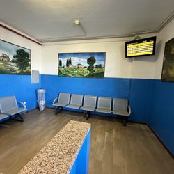 Stazione - Platform waiting room.