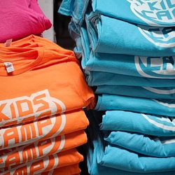 Branded Screen Printing - Custom kids camp t-shirts with printing Reno NV