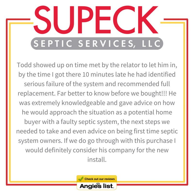 Slide of Supeck Septic Services