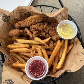 Stone Tower Winery - Chicken tenders and fries - Wineries Near Me - Leesburg, Virginia Stone Tower Winery - Chicken tenders and fries - Wineries Near Me - Leesburg, Virginia
