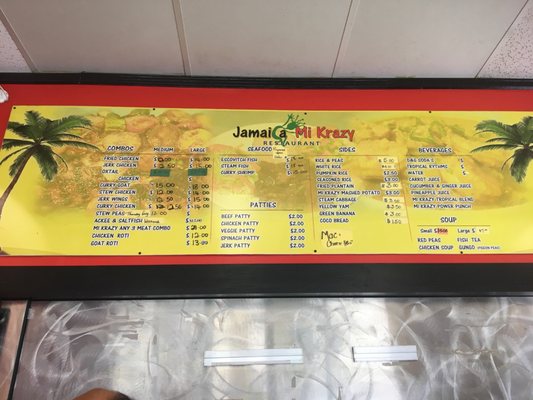 Menu photo 2 Jamaica Mi Krazy Smyrna, GA