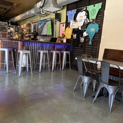 More inside seating