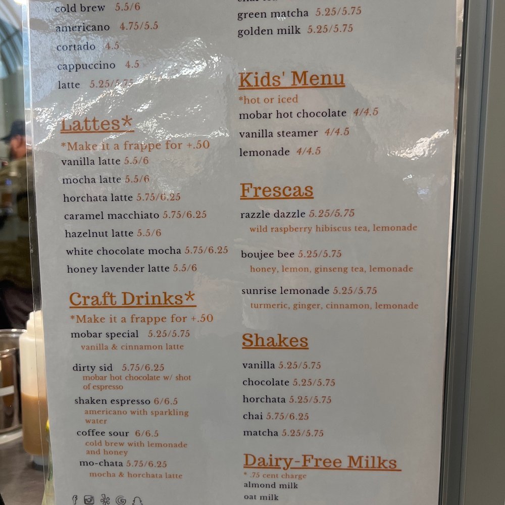 Mobar Coffee - Menu - Coffee & Tea Near Me - Montebello, California Mobar Coffee - Menu - Coffee & Tea Near Me - Montebello, California