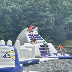 Kirkwood Camp & Adventure Park - Part of the Splash Blast Lake Obstacle Course