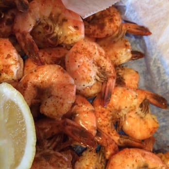 The Blue Gator - Pound of steamed shrimp... Could have eaten another pound. So good! - Seafood Near Me - Dunnellon, Florida