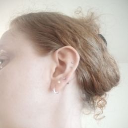 Corrected 3rd lobe. It was matched precisely with the left side. I'll never go anywhere else for future piercings/tattoos. Corrected 3rd lobe. It was matched precisely with the left side. I'll never go anywhere else for future piercings/tattoos.