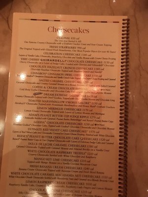 Menu photo 5 The Cheesecake Factory Tucson, AZ Menu photo 5 The Cheesecake Factory Tucson, AZ