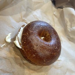 Single Bagel with Cream Cheese Single Bagel with Cream Cheese