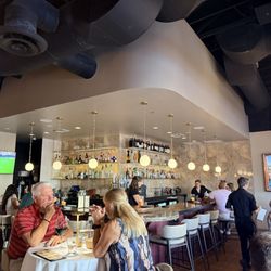 The bar area