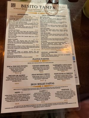 Menu photo 6 Besito Mexican Restaurant Tampa, FL Menu photo 6 Besito Mexican Restaurant Tampa, FL