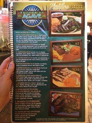 Menu photo 3 Taquerias Agave Pasadena, TX
