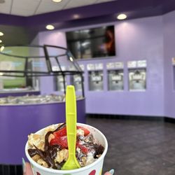 FroYo Love - Froyo while watching a Disney movie