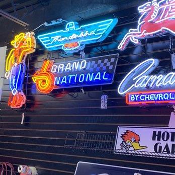 Garage Art - Part of neon signs on display - Signmaking Near Me - Brighton, Michigan