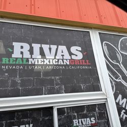 Rivas Mexican Grill - Drive thru signage