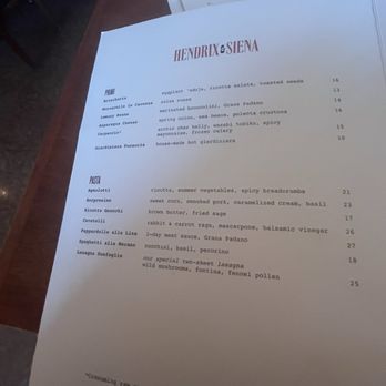 Hendrix & Siena - Italian Near Me - Hopkins, Minnesota