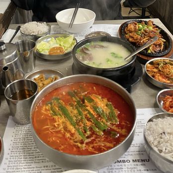 Seoul Haus - Yuk Gae Jang and Sul Long Tang and Spicy Pork Combo - Korean Near Me - Irvine, California