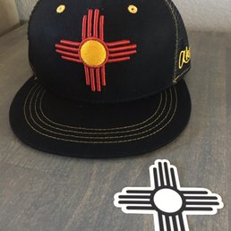 Zia SnapBack hat and the free decal I got with my purchase