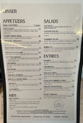 Menu photo 2 Salt Society Scituate, MA Menu photo 2 Salt Society Scituate, MA