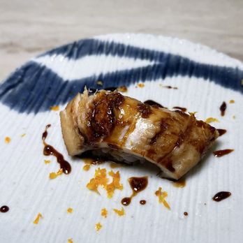O Fine Japanese Cuisine - Freshwater eel with yuzu from Premium omakase - Sushi Bars Near Me - Irvine, California O Fine Japanese Cuisine - Freshwater eel with yuzu from Premium omakase - Sushi Bars Near Me - Irvine, California