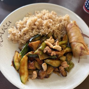 Asian Taste - Lunch - Vegetarian Cashew, fried rice, egg roll - Asian Fusion Near Me - Franklin, Tennessee Asian Taste - Lunch - Vegetarian Cashew, fried rice, egg roll - Asian Fusion Near Me - Franklin, Tennessee