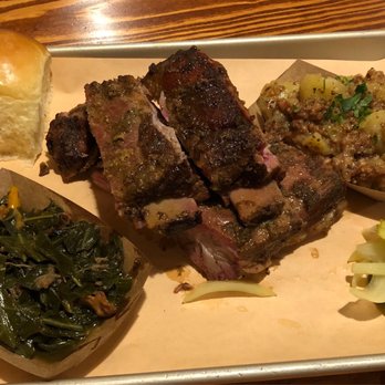 Heritage Smokehouse - Ribs, Warm German Potato Salad, Collard Greens, Roll - Barbeque Near Me - Baltimore, Maryland Heritage Smokehouse - Ribs, Warm German Potato Salad, Collard Greens, Roll - Barbeque Near Me - Baltimore, Maryland