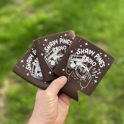 Rebel Cricket Screen Prints - Shady Pines Radio koozies