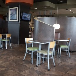 the interior of a restaurant
