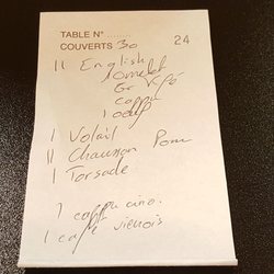Bien et Bon - What we ordered.   The Torsade was repeatable.