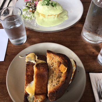 Outerlands - Grilled cheese and Cornbread Benedict - New American Near Me - San Francisco, California