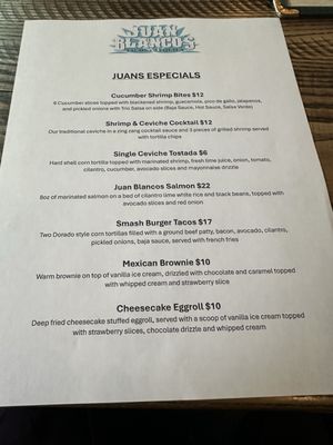Menu photo 3 Juan Blanco's Rochester Hills, MI Menu photo 3 Juan Blanco's Rochester Hills, MI