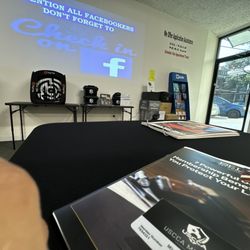 Illinois Concealed Training - This is the projector screen which is where you'll be learning laws and basic training