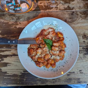 Folklore Argentine Grill - Small portion of gnocchi in red sauce - $27.00 - Argentine Near Me - Chicago, Illinois