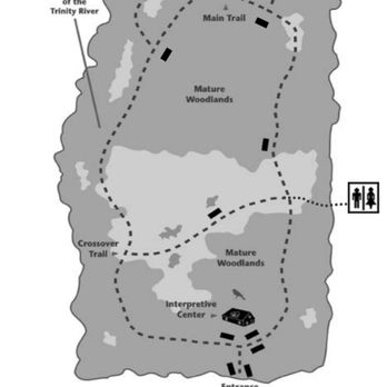 Elm Fork Nature Preserve - Trail map from city's website - Hiking Near Me - Carrollton, Texas