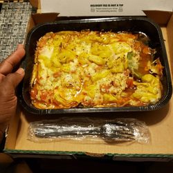 Papa Johns Pizza - Yummy but greasy vegetable papa bowl