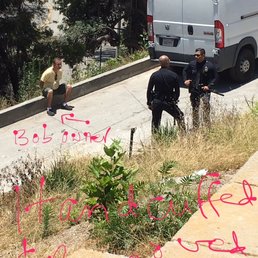 Bob, the owner of Door Gate Depot, was handcuffed and removed from my property by LAPD today for vandalizing the property and battery. Bob, the owner of Door Gate Depot, was handcuffed and removed from my property by LAPD today for vandalizing the property and battery.