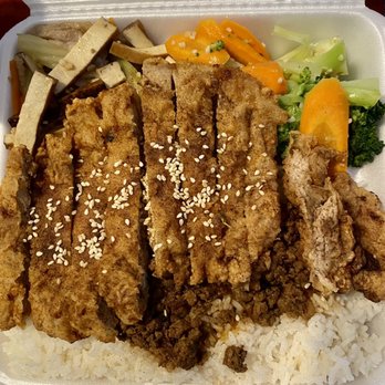 Coco's Cafe - Pork Katsu with veggies. - Taiwanese Near Me - Sugar Land, Texas