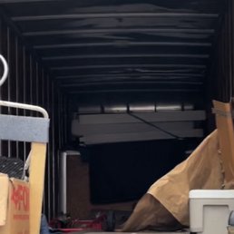 Movers showed up with a truck full of trash and someone else's bed and mattress