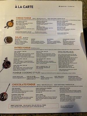 Menu photo 1 The Melting Pot Melbourne, FL