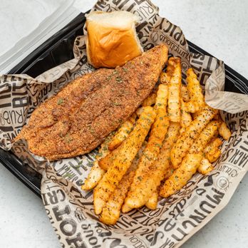 901 Eatz To Go - 1 pc catfish lunch combo - Burgers Near Me - Bartlett, Tennessee 901 Eatz To Go - 1 pc catfish lunch combo - Burgers Near Me - Bartlett, Tennessee