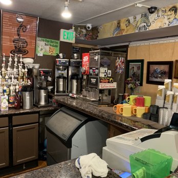 Higher Grounds Cafe - I liked the stickers on the coffee machine - Coffee & Tea Near Me - Golden, Colorado Higher Grounds Cafe - I liked the stickers on the coffee machine - Coffee & Tea Near Me - Golden, Colorado