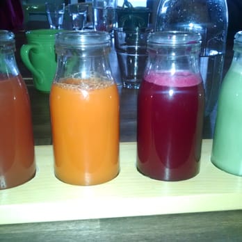 Garden Table - Broad Ripple - Juice flight! - Juice Bars & Smoothies Near Me - Indianapolis, Indiana