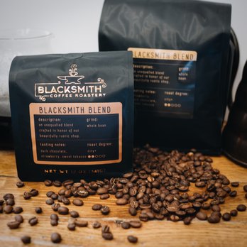 Blacksmith Coffee Drive Thru - two bags of coffee beans - Coffee & Tea Near Me - Salina, Kansas Blacksmith Coffee Drive Thru - two bags of coffee beans - Coffee & Tea Near Me - Salina, Kansas