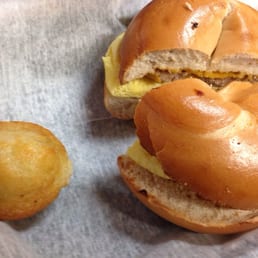 Sausage egg cheese. Came inexplicably with a yummy mini corn muffin.