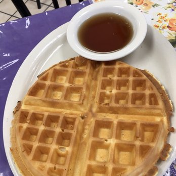 Donut & Cafe - 12-2018 Belgian waffle was delicious - Donuts Near Me - Carrollton, Texas