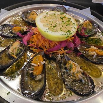 Cafe Brussels - Mussels, garlic butter - Belgian Near Me - Houston, Texas Cafe Brussels - Mussels, garlic butter - Belgian Near Me - Houston, Texas