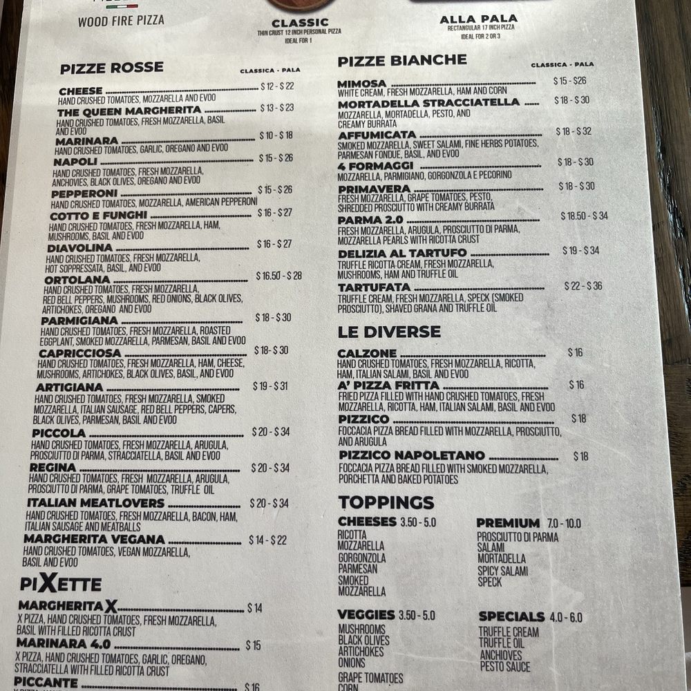 Piccola Pizzeria - Pizza Near Me - Coral Gables, Florida