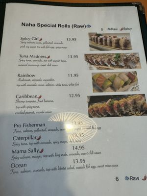 Menu photo 8 Naha Sushi Hibachi Ramen Crystal River, FL Menu photo 8 Naha Sushi Hibachi Ramen Crystal River, FL