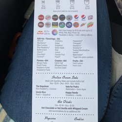 The Soda Shack - Menu page 2