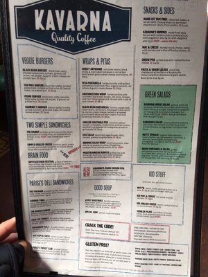 Menu photo 3 Kavarna Coffeehouse Green Bay, WI Menu photo 3 Kavarna Coffeehouse Green Bay, WI