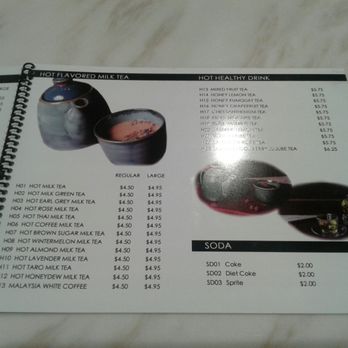 Cafe Dazzling - Menu - p5 hot teas, soda - Ramen Near Me - Tracy, California Cafe Dazzling - Menu - p5 hot teas, soda - Ramen Near Me - Tracy, California
